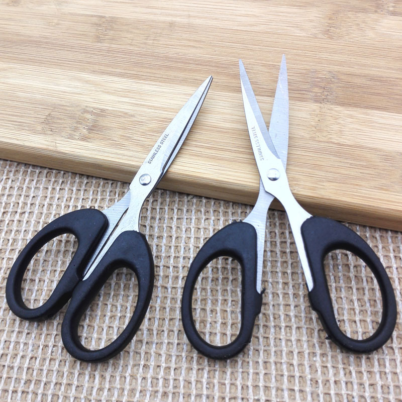 E1221 140 scissors, office scissors, Hand scissors, art scissors, Yiwu 2-yuan 2-yuan store wholesale pic 4