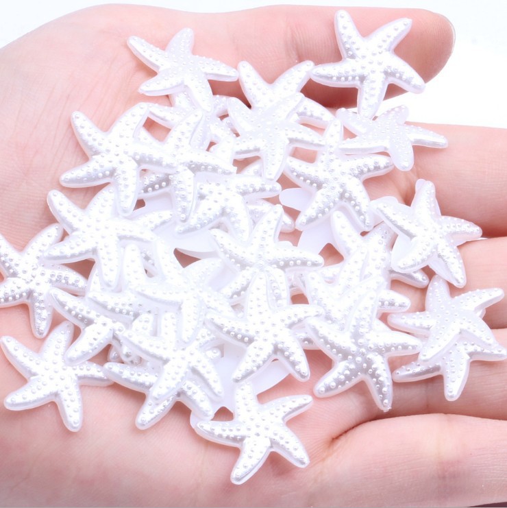 V140 Starfish 19mm ABS imitation pearl direct sales and wholesale from Yiwu factory pic 5