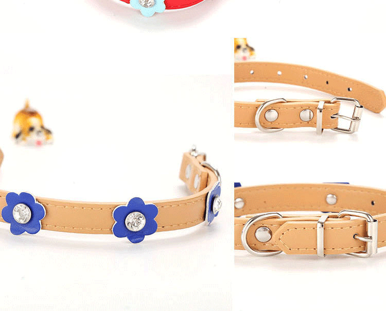 Wholesale direct supply from the manufacturer of pet supplies, including cat and dog collars, fresh and delicate floral series pic 19