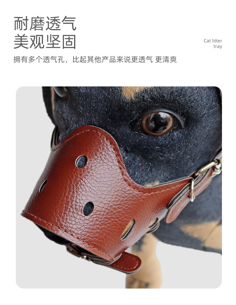 Pet muzzles for safe and anti-biting when going out. High-quality and durable dog muzzles that prevent barking and barking. Pet muzzles pic 4