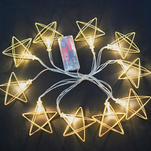 New LED acrylic square multi-style light strings, Middle Eastern Ramadan home festival decoration patterns can be customized pic 3