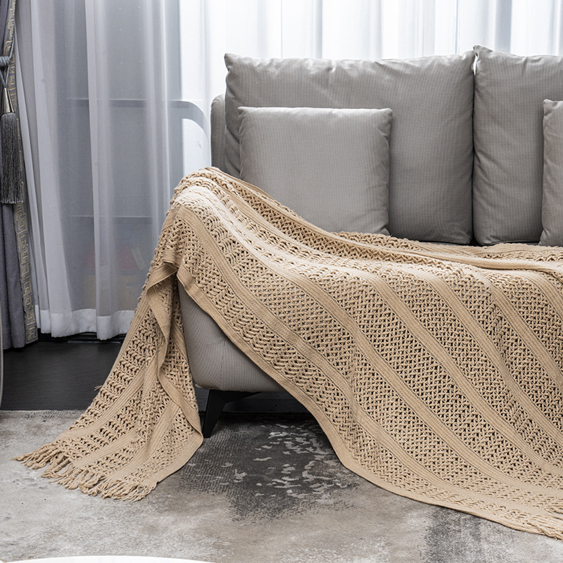 Cross-border blanket, office nap blanket, blanket, summer bed cover, sofa cover blanket, travel woven blanket pic 16