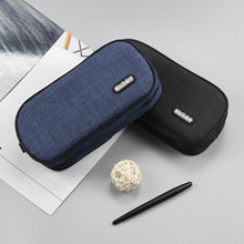 韩版大容量拉链笔袋 pencil case PVC文具包铅笔袋 笔袋定制logo详情4