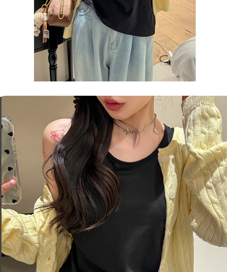 雪花棉春夏季bm慵懒风宽松打底内搭小吊带背心女外穿辣妹无袖上衣详情17