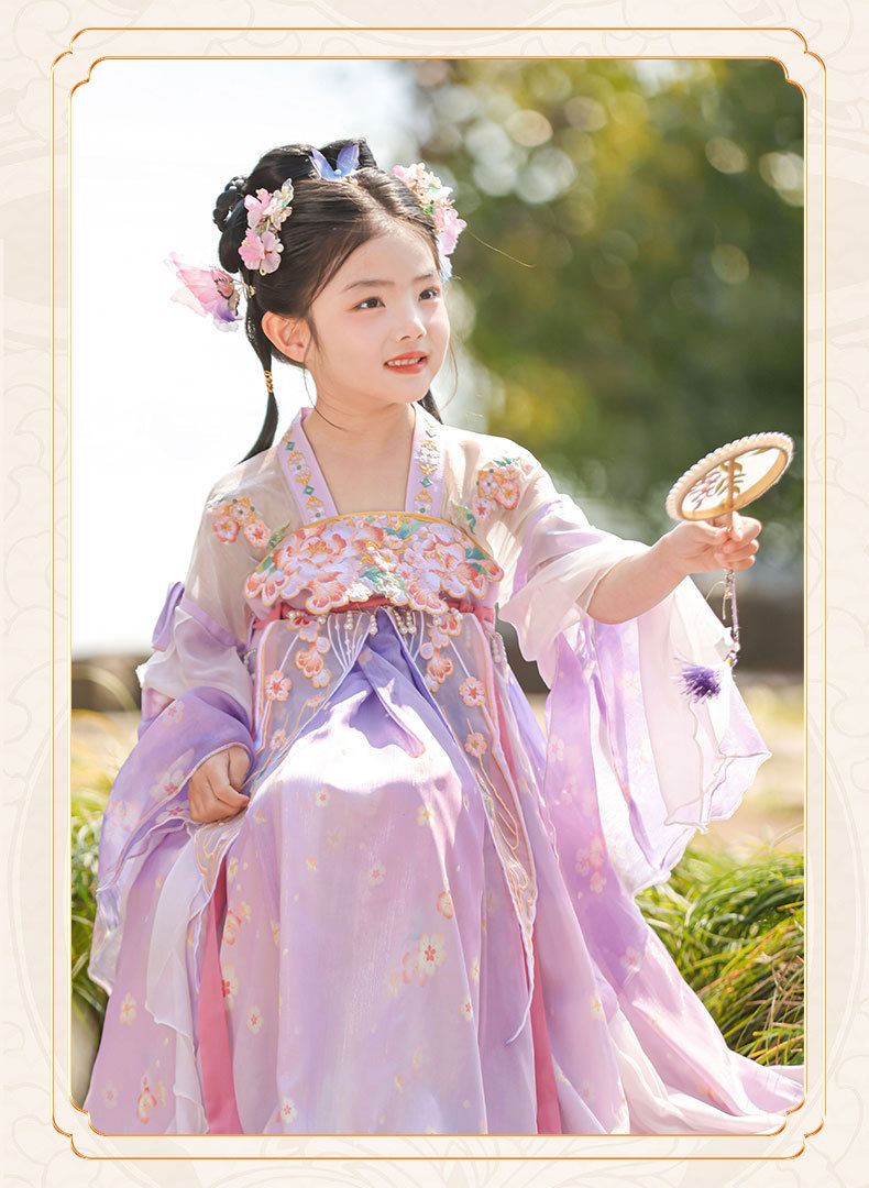 جنية المد ربيع العام … فوق الـ HanFu العرض بـ (ليتل السامي الأميرة GuoFeng فساتين رياض الأطفال للأطفال الذين تنورة Ru بالجملة pic 10