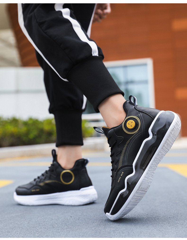 新款秋冬初中学生球鞋青少年跑步运动鞋男士潮流百搭运动篮球鞋详情20