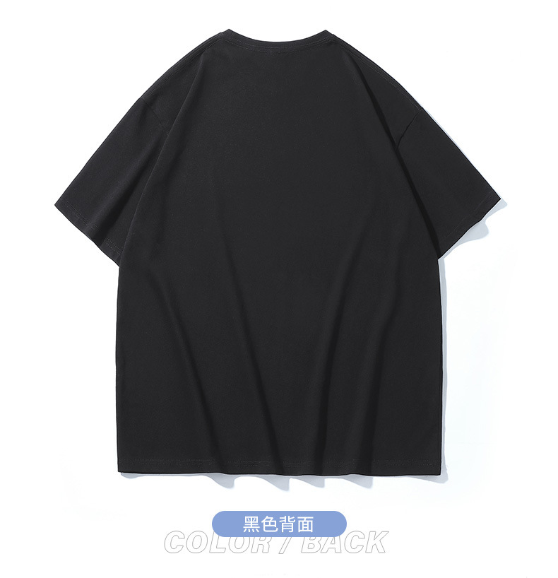 NASA collaboration short-sleeved T-shirt for men, a heavyweight off-the-shoulder pure cotton bestseller with bear print, half-sleeved couple T-shirt for women pic 26