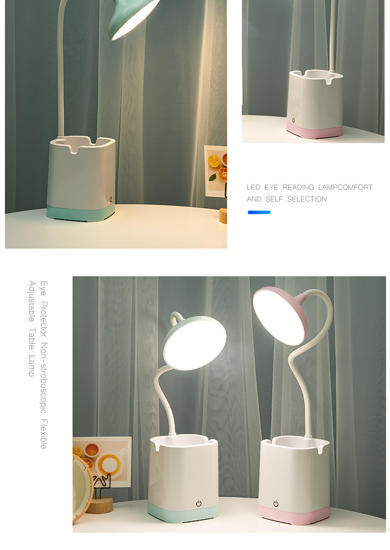 7029 带充电宝功能三档色温无极调光USB充电办公学习阅读台灯详情14