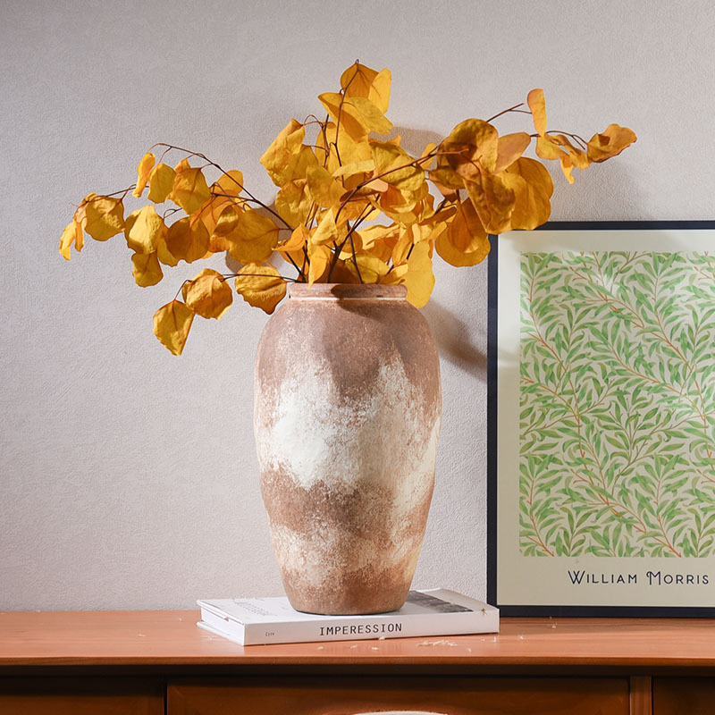 2025 Retro-style ceramic vases, flower arrangements, high-end home decorations, display items, room decoration and arrangement handicrafts, exquisite and elegant vases, ceramic vases, vases, hydroponic vases pic 8