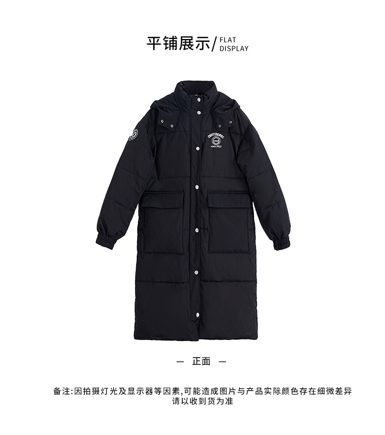 宽松羽绒棉服女2023冬新款韩版面包服中长款遮肉显瘦时尚棉袄外套详情7