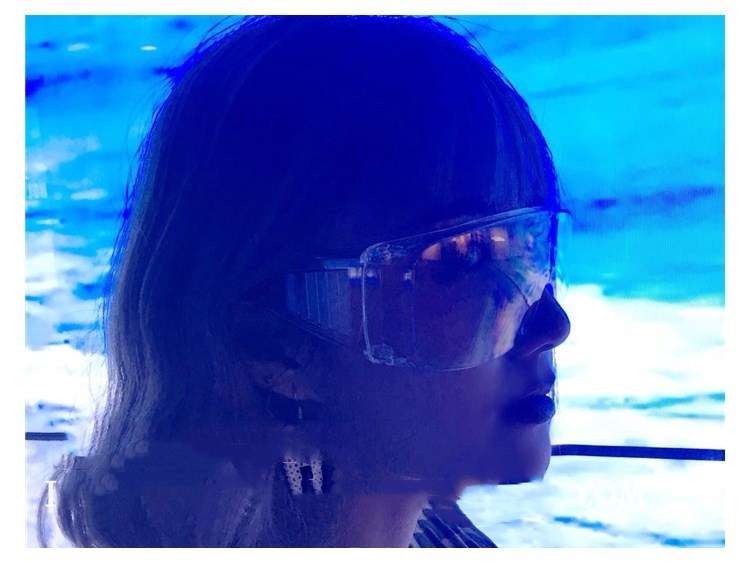 炫酷防飞溅防尘眼镜透明大框潮个性眼镜男女凹造型护目镜太阳镜详情7