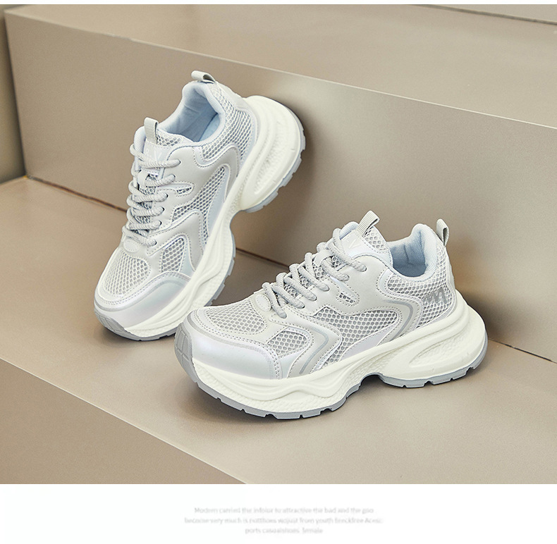 ins韩版新款老爹鞋女2024秋季学生跑步运动厚底增高休闲街拍Y5503详情16