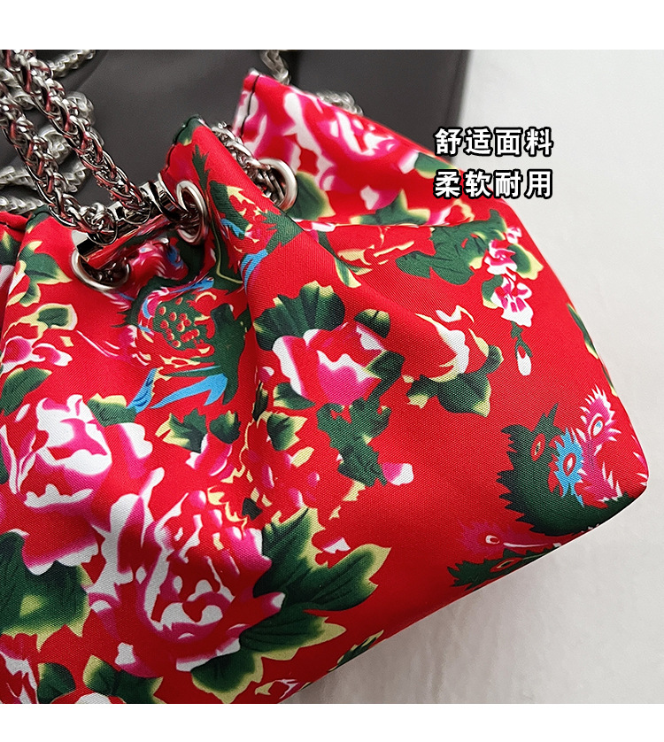 花棉袄潮酷水桶包新款2024春季个性民族风单肩包国潮复古斜挎女包详情42