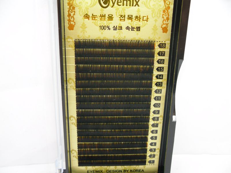 Custom-made B/C/D curly fine eyelash extensions from South Korea, available in lengths ranging from 9mm to 13mm pic 15