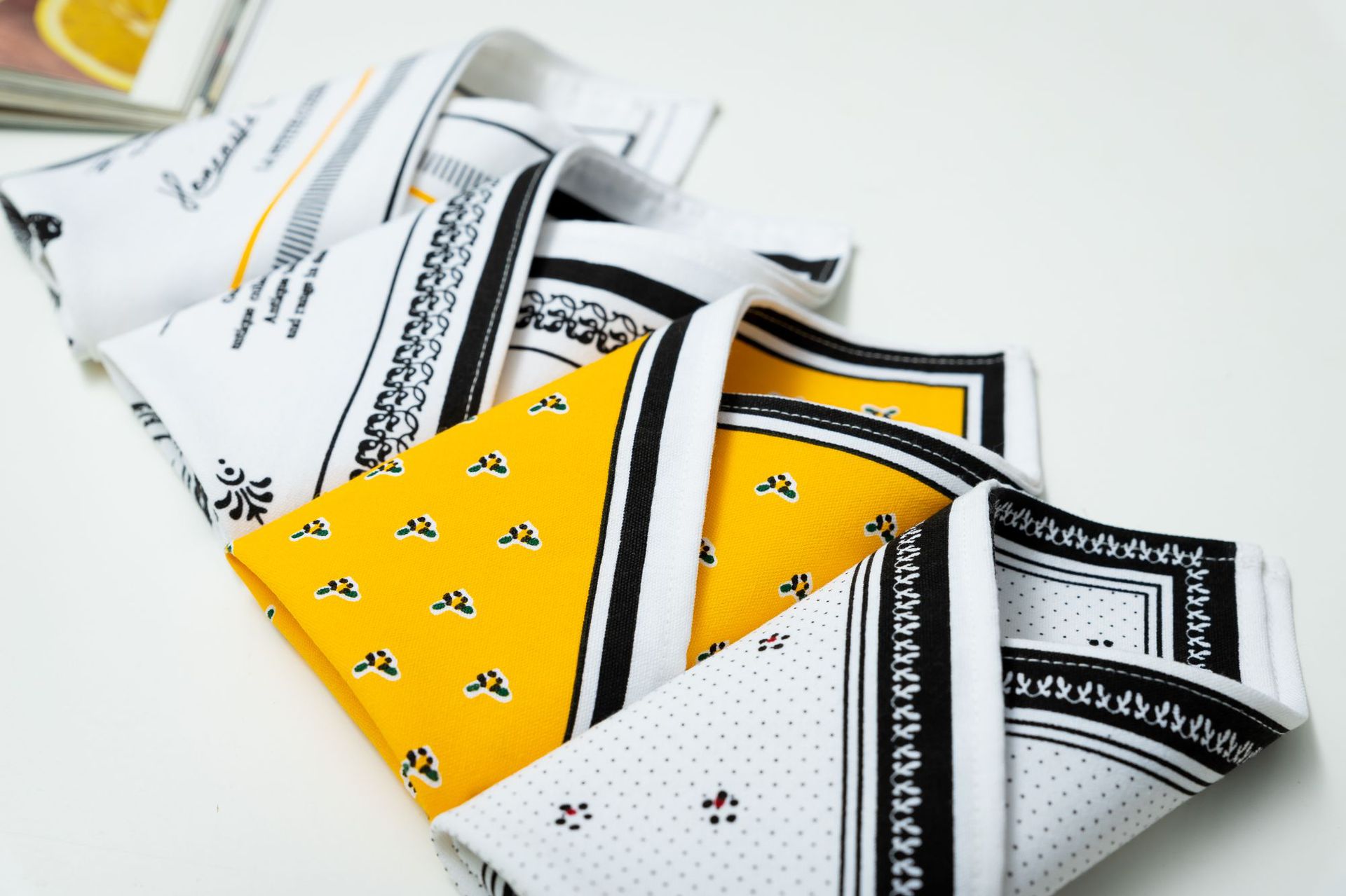 Nordic-style tea towels, placemats, cotton and linen fabric napkins, square home anti-slip napkins, cross-border food background cloth pic 39