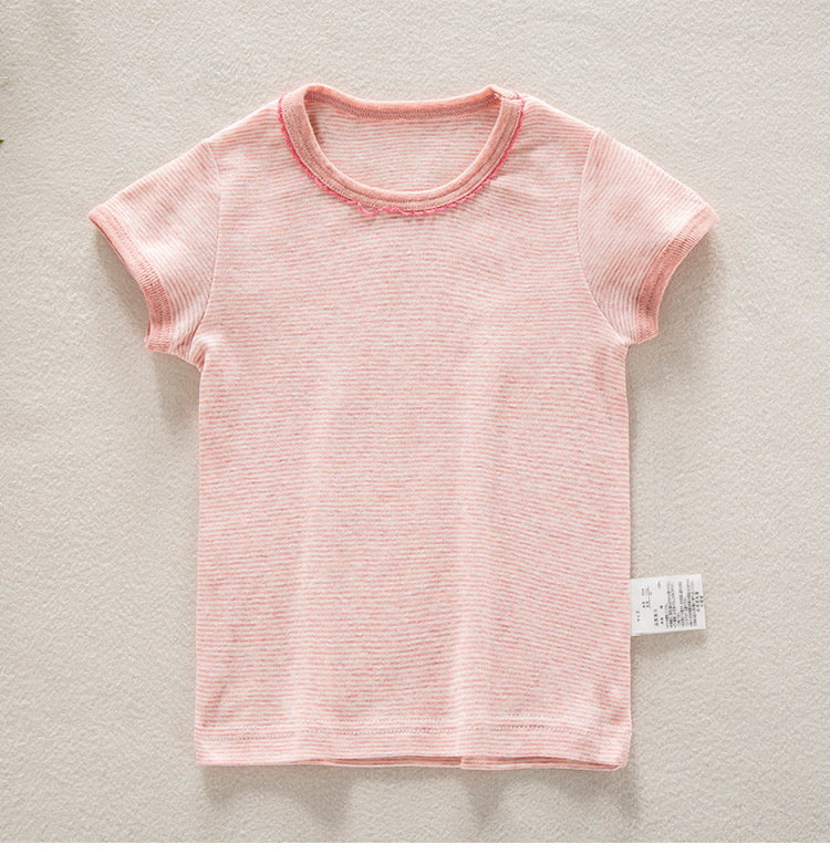 夏季女童T恤儿童短袖打底衫女宝宝上衣婴儿半袖t纯棉圆领吸汗详情8
