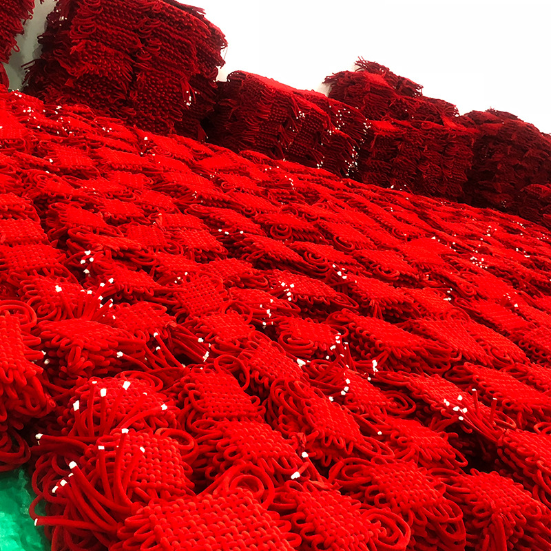 8-20 large pieces of velvet Chinese knots for wedding decorations in the living room and entrance hall. New Year and Spring Festival Chinese knot decorations for housewarming pic 22