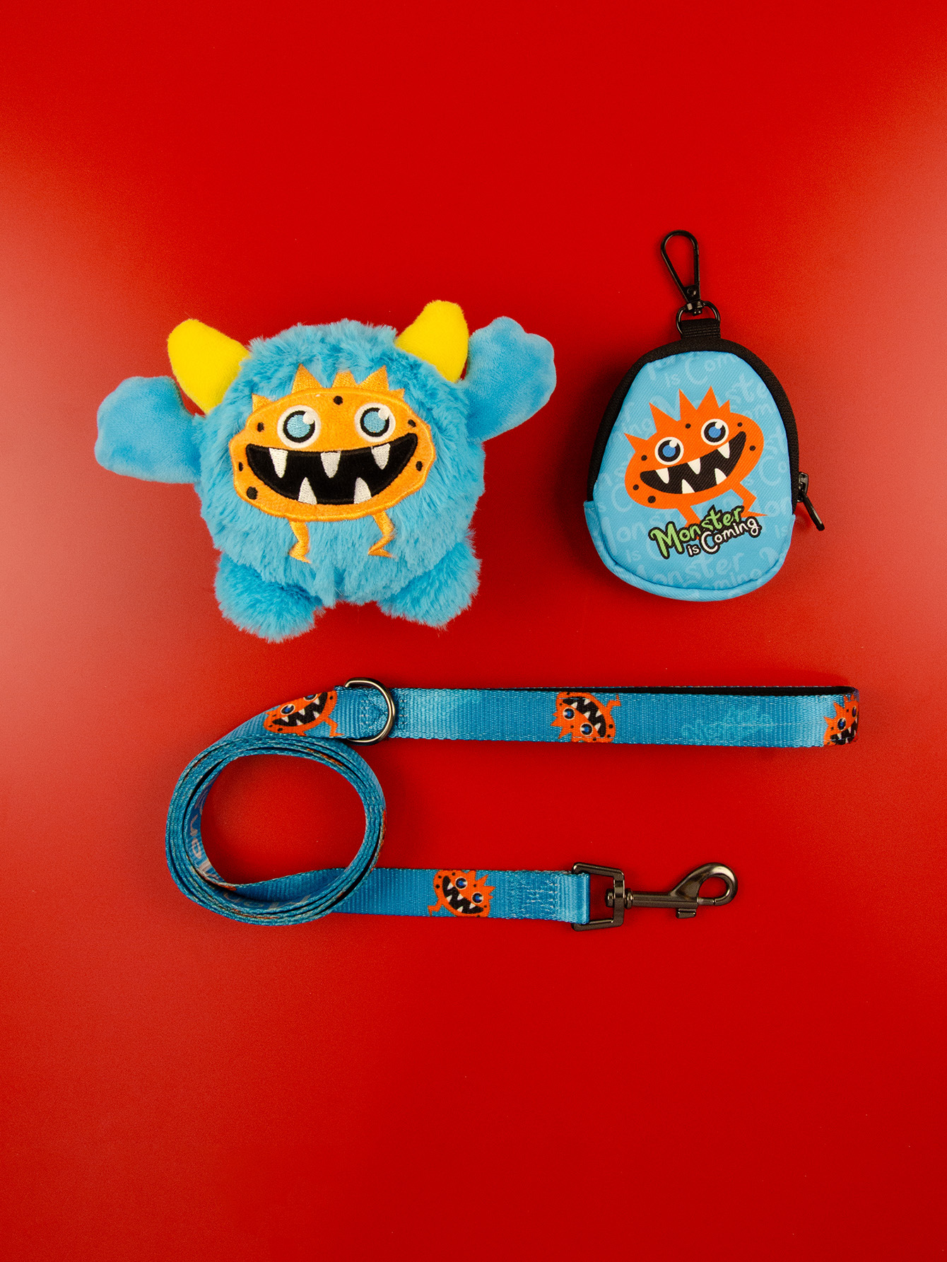 跨境工厂直发宠物牵引绳垃圾袋收纳包玩具万圣节礼物弹力可发声球详情6