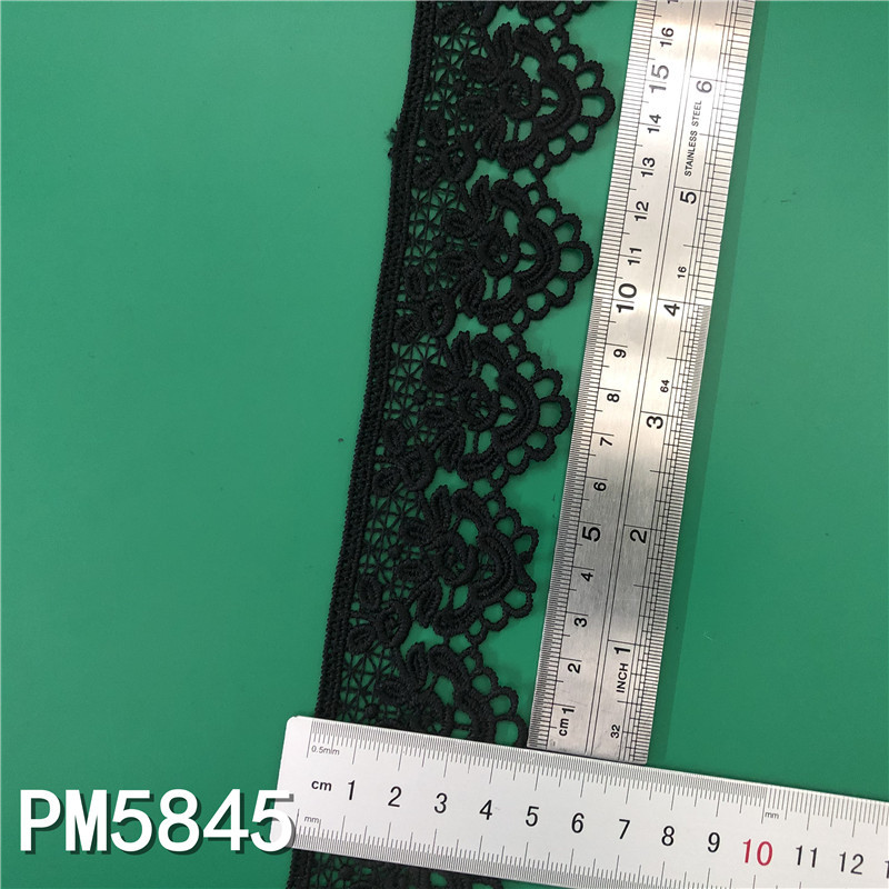 New Lolita embroidery water-soluble lace, milk silk single-sided small flower wave lace, lace with barcode pic 79