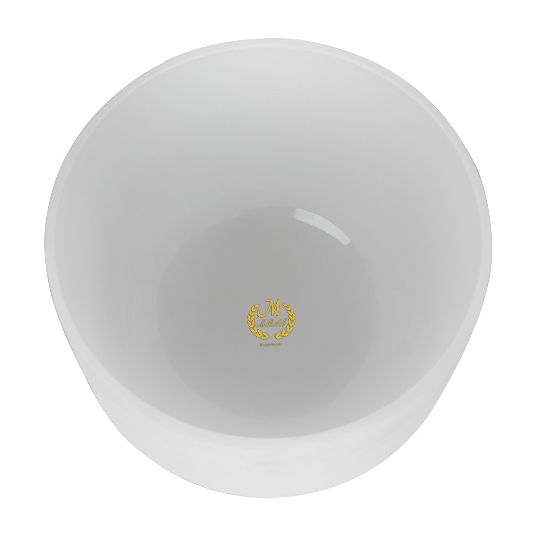 The manufacturer wholesals white Buddha sound bowls, 10-inch G-scale music bowls, singing bowls, and Buddha sound bowls made of quartz pic 6