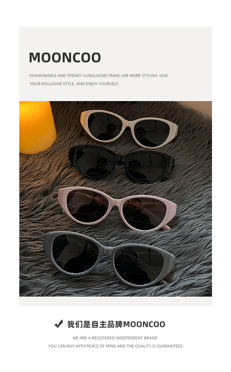 太阳镜女款专柜品质现货批发猫眼墨镜偏光g&m复古太阳眼镜9018详情3