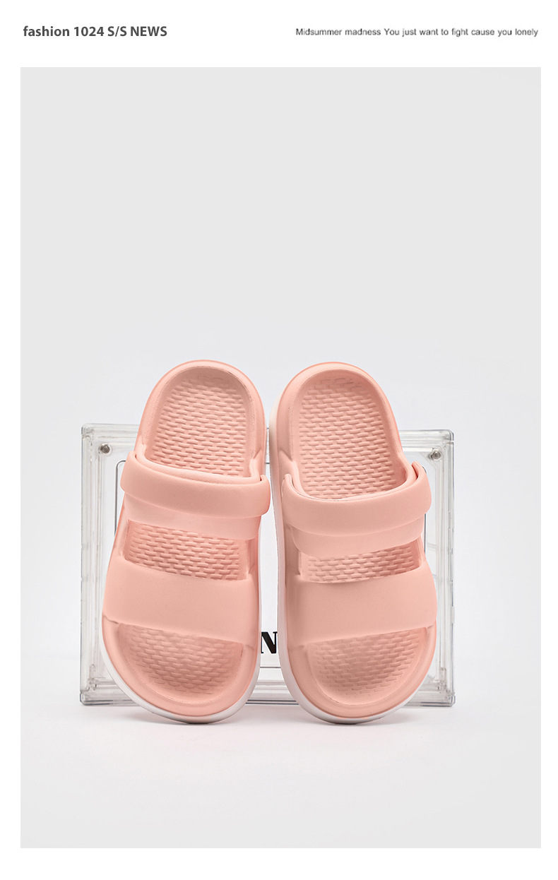 厚底凉鞋女4.0踩屎感露趾透气沙滩鞋夏季户外防滑增高凉拖花园鞋详情19