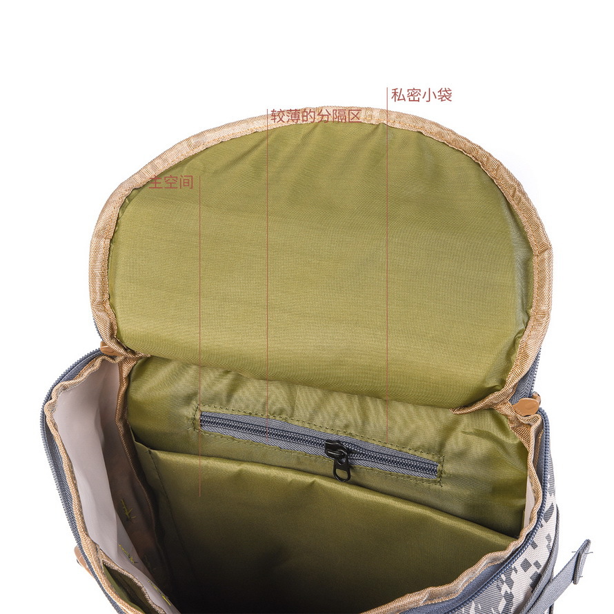 28085 LEO [Cylindrical Fishing Gear Backpack] Cylindrical Fishing rod Bag, Lull Outdoor Crossbody bag Export wholesale pic 15