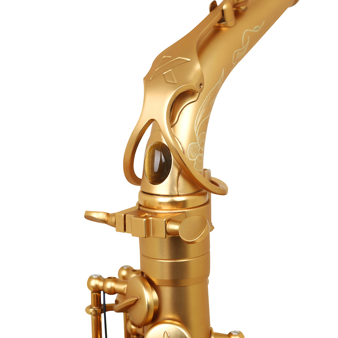 SLADE中音磨砂萨克斯套装黄铜管体初学者成人考级降e调萨克斯管详情26