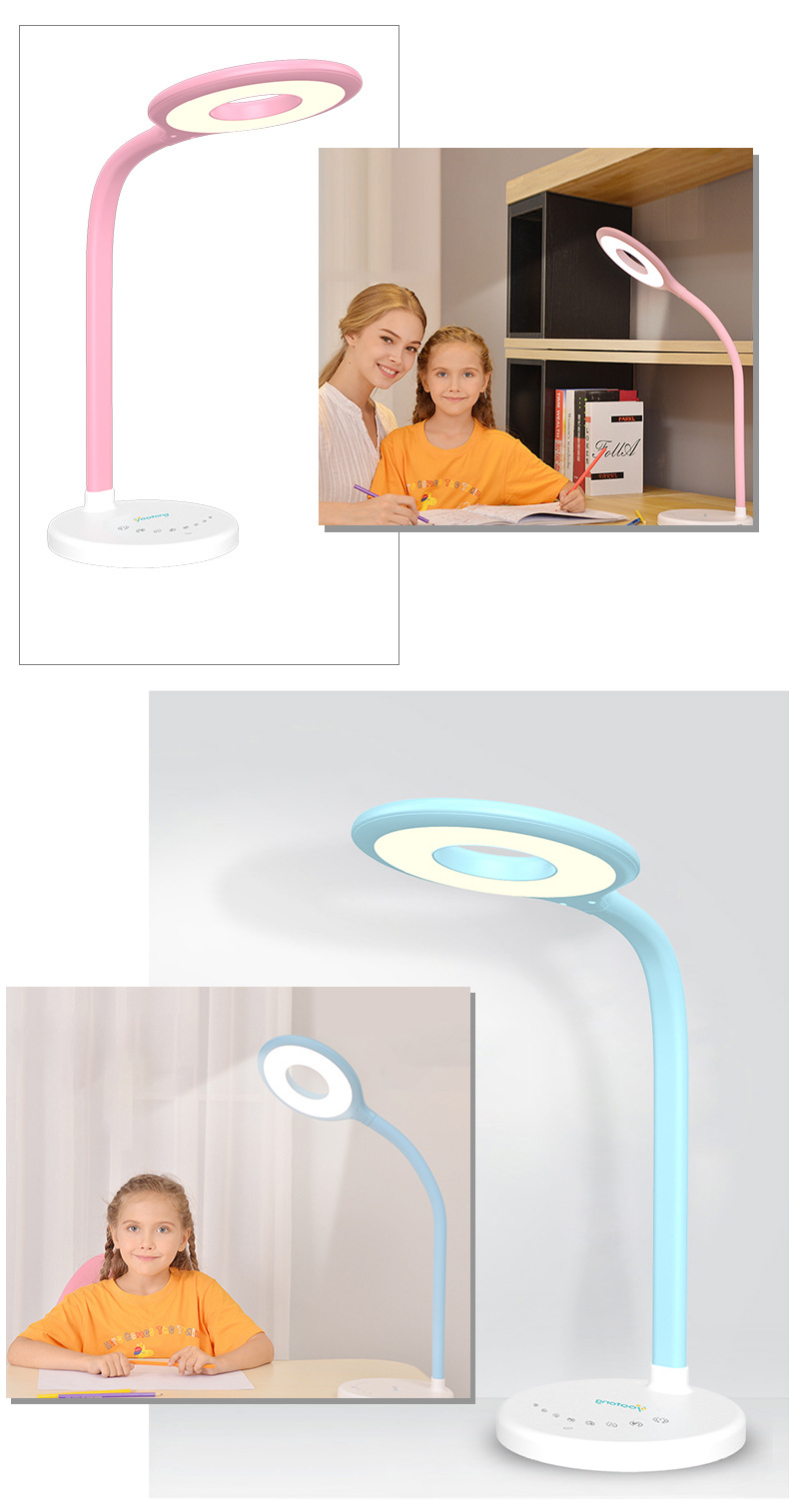 Lámpara de mesa de protección de ojos led lámpara de mesa de dormitorio universitario lámpara de escritorio de lectura infantil lámpara de noche regalo lámpara de mesa creativa personalizada pic 14