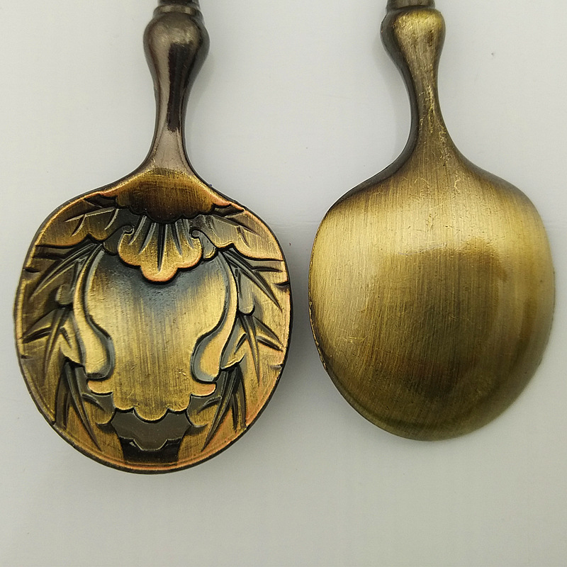 Mixed Batch Ocean Series coffee spoon set for desserts, ice cream, small cocktails, water modification, physical three-dimensional shape, elegant tableware pic 39