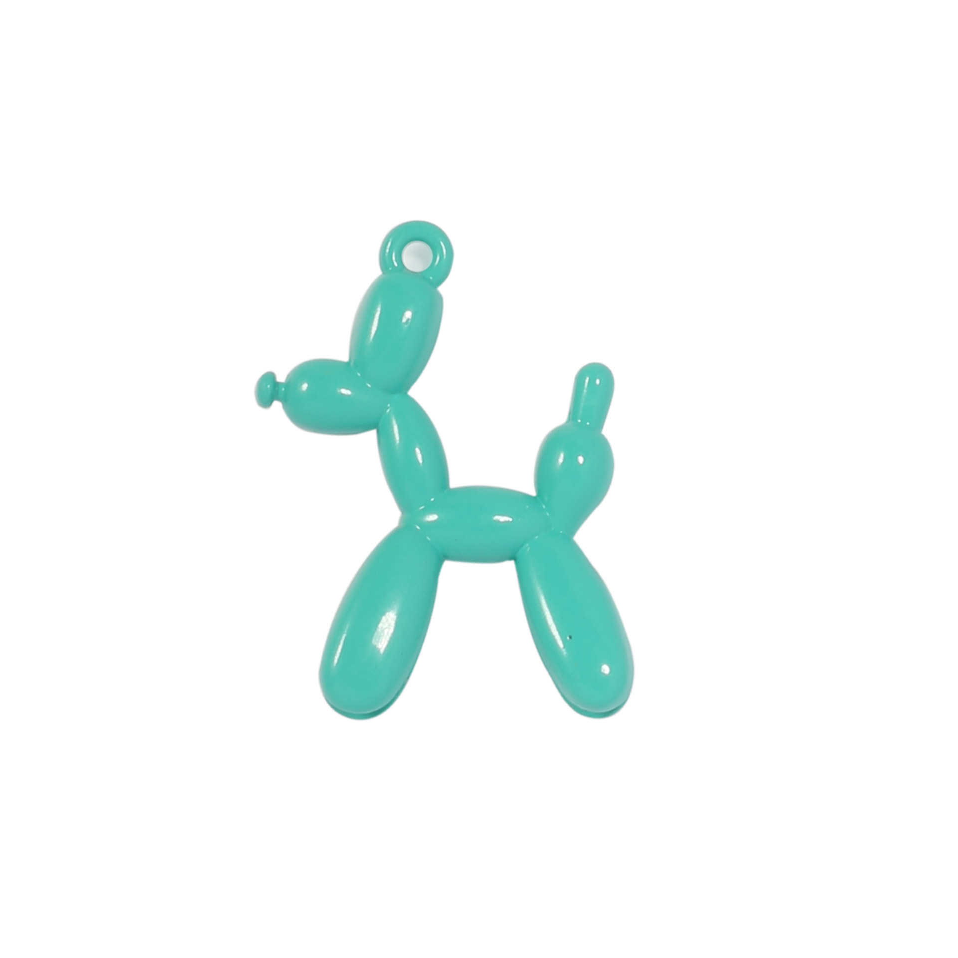 Cross-border exclusive split balloon dog zinc alloy glossy paint pendant, pendant, bracelet, necklace DIY jewelry accessories pic 5