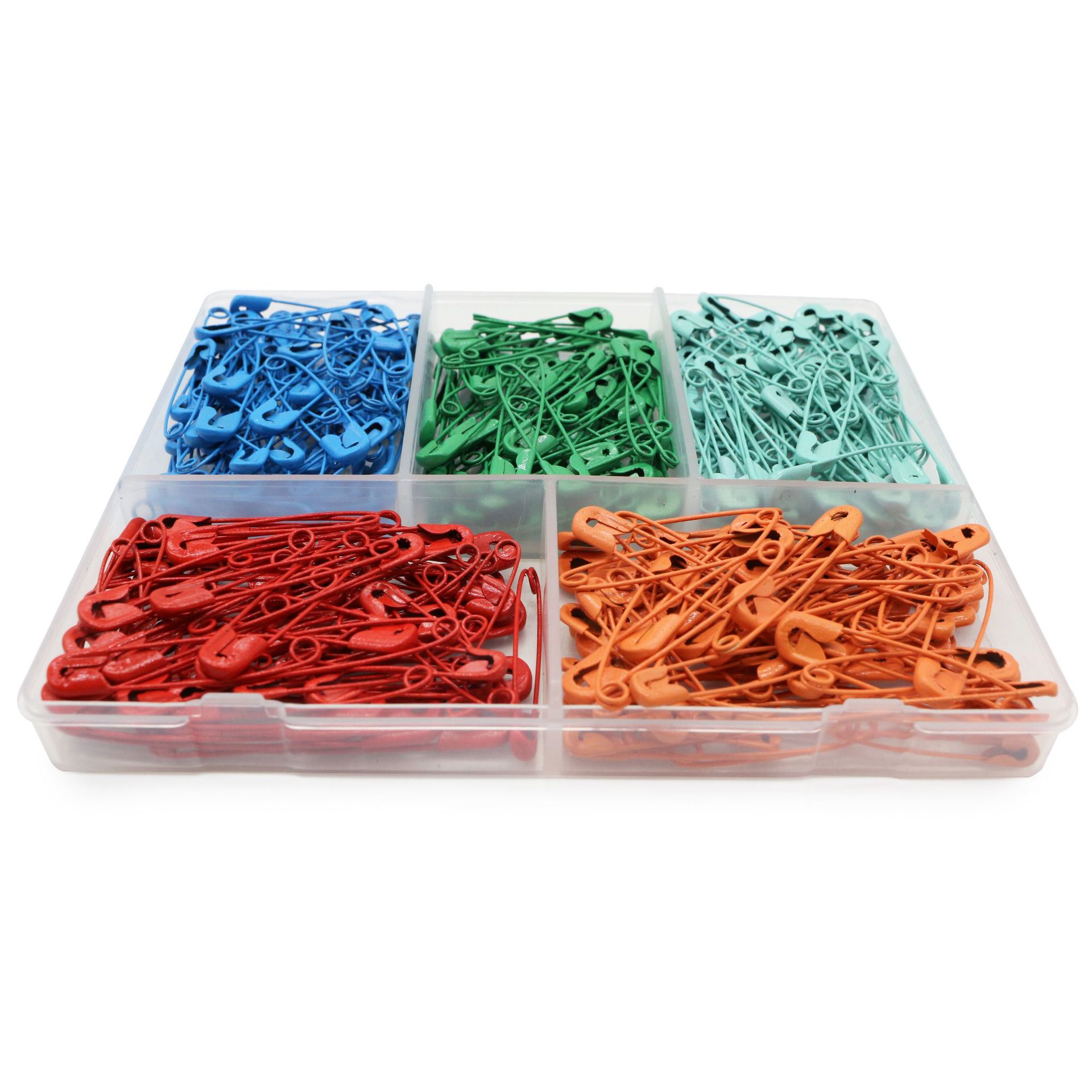 跨境5色325枚糖果色别针套装型号齐全家用吊牌别针服装装饰扣针详情18