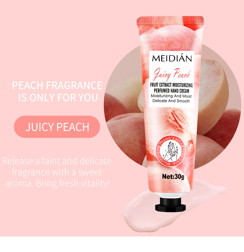 [versión en inglés de comercio exterior especial] crema de mano perfumada de frutas 5 bolsas conjunto de crema de mano al por mayor pic 13