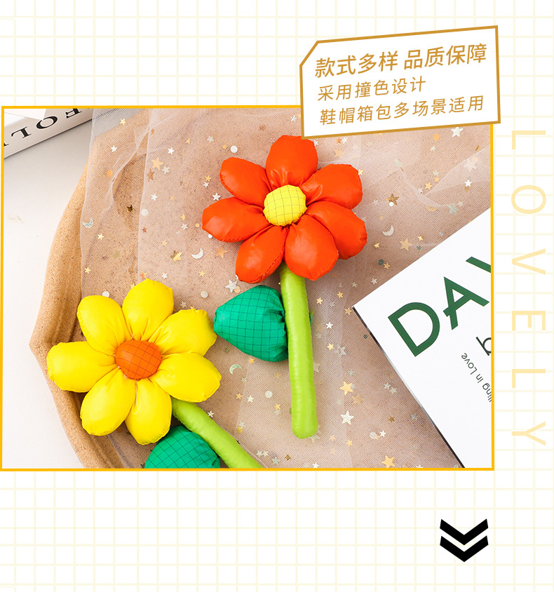 Wholesale of cute luggage, decorative accessories, diy small gifts, summer country-style tulip-colored flower brooches pic 7