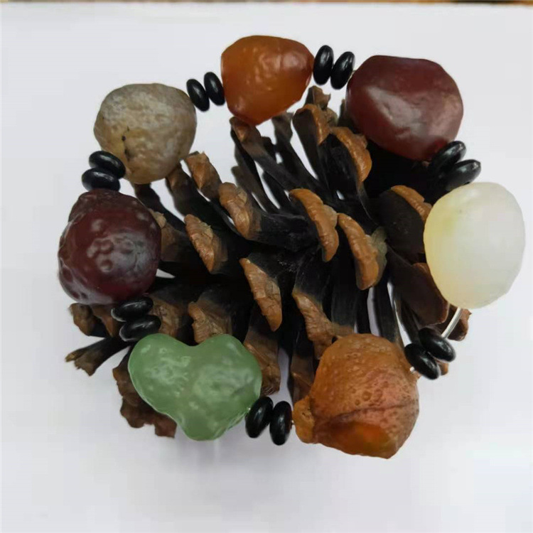 Guangshun Jewelry Wholesale of natural stone Agate Bracelets, DIY irregular agate natural stone bracelet Factory direct Sales pic 3