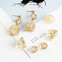 Simple style multi-specification three-dimensional smooth surface heart heart round ball pendant jewelry necklace earrings diy accessory materials pic 9