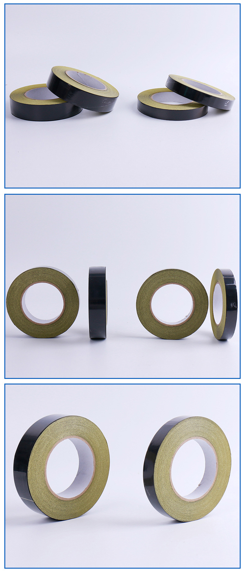厂家直批黑色醋酸胶布 液晶维修粘结屏线绝缘耐高温醋酸胶带30M详情9
