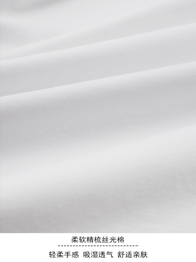 Summer thin short-sleeved T-shirt for men, light luxury and slim fit, ice silk cotton high-end letter printed round-neck T-shirt, trendy top pic 27