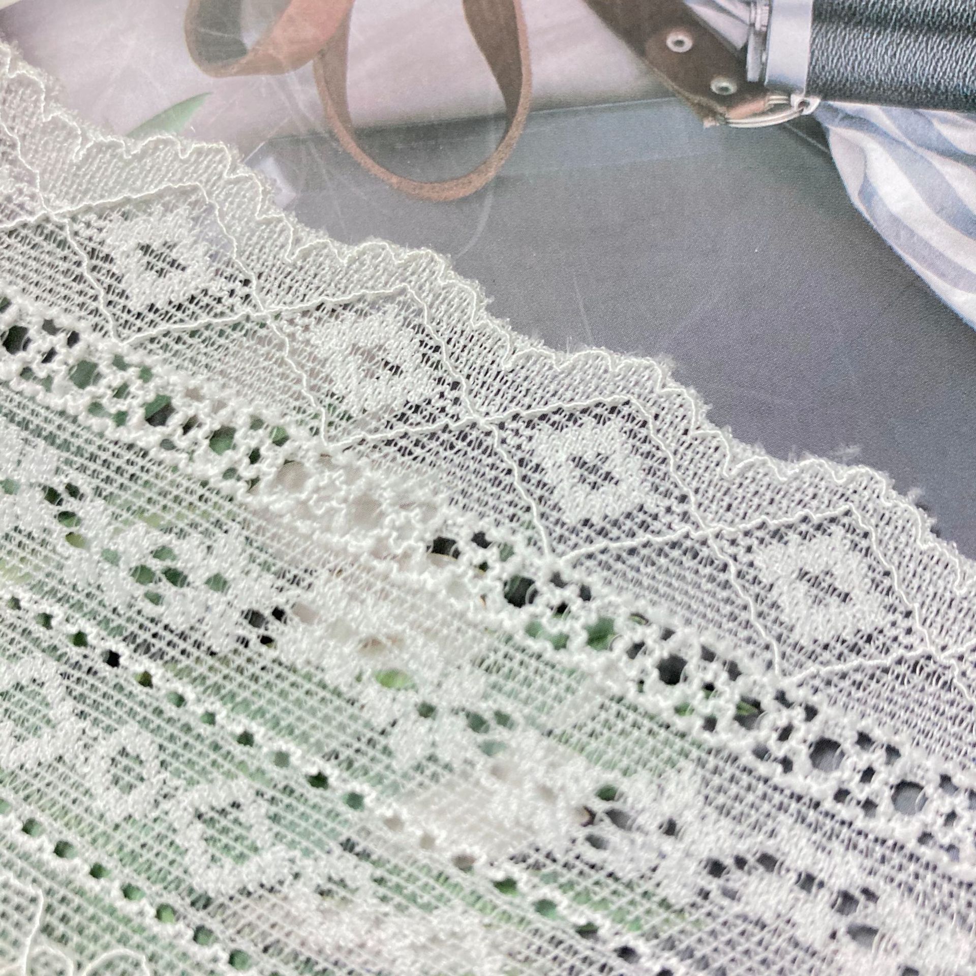 Custom elastic lace trim manufacturer wholesale lace ethnic style lace trim straps diy accessories small lace edges pic 14