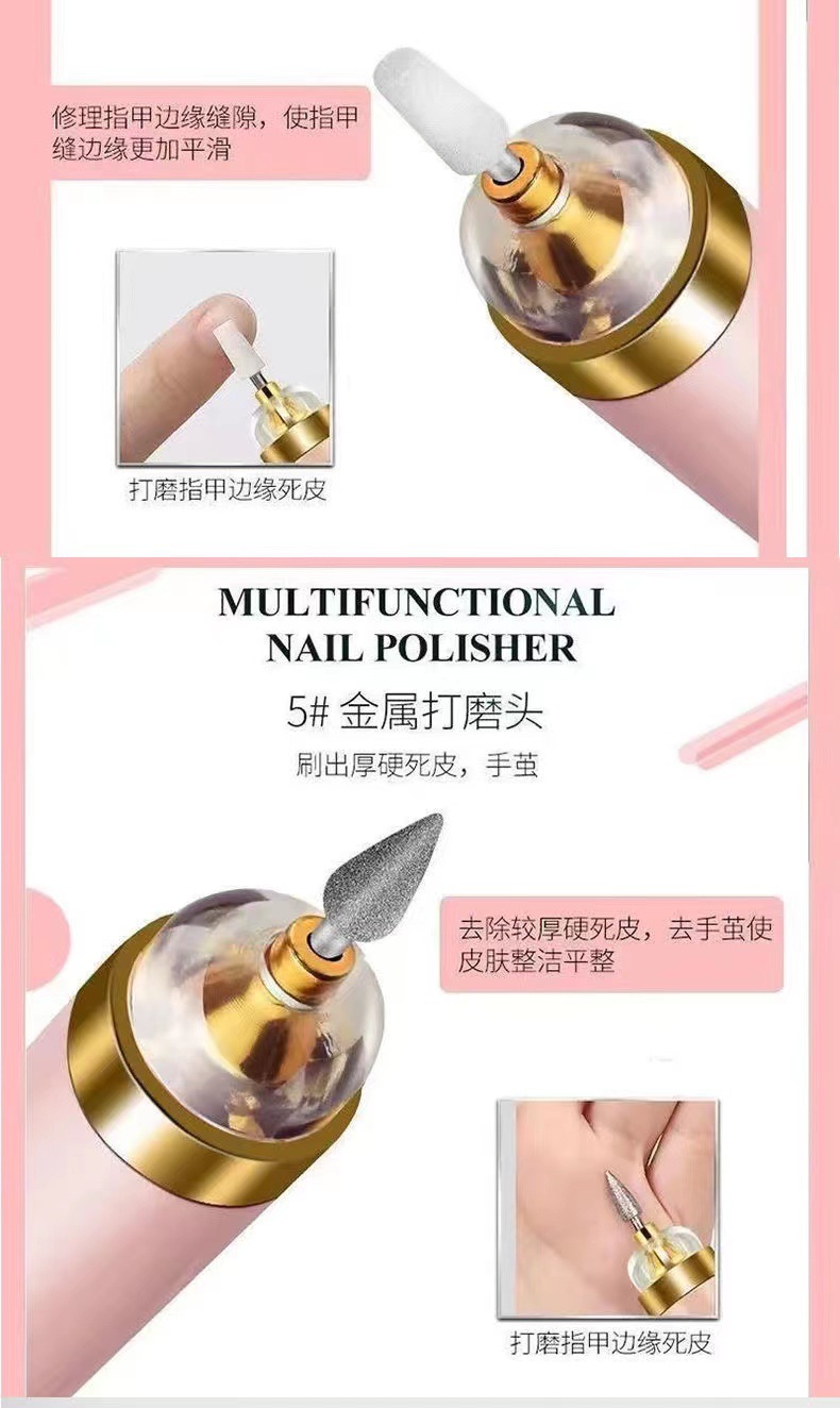 USB electric nail polish grinding machine, pen-type nail trimmer, electric polishing, dead skin removal, nail trimming and grinding machine, exclusively for export. Exclusively for export pic 10