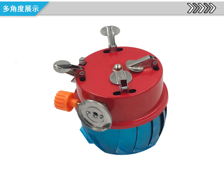 Factory direct supply outdoor barbecue grill, stainless steel lotus burner, portable camping baking stove, anti-air flow stove pic 22