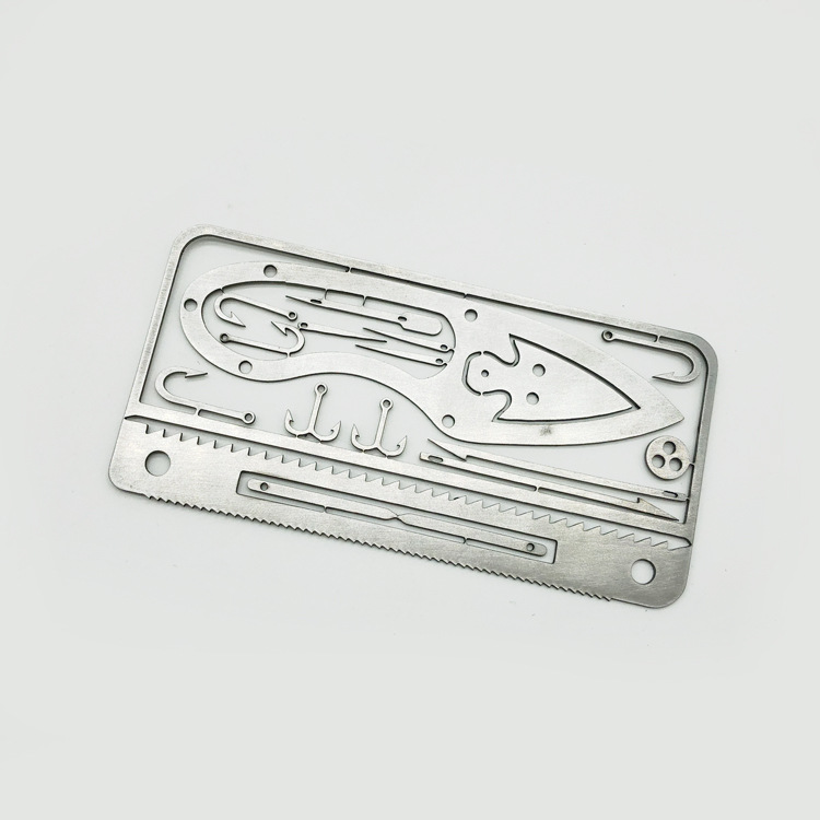Cross-border new in-stock fishhook cards, multi-functional fishhooks, fishhook model plates, etched fishhooks can be processed according to samples pic 15