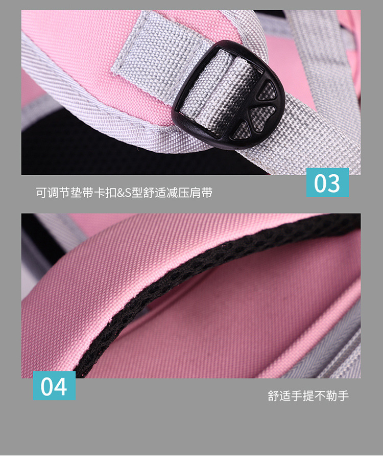 New transparent backpack, pet bag, cartoon portable space capsule, cat bag, dog breathable shopping backpack pic 14