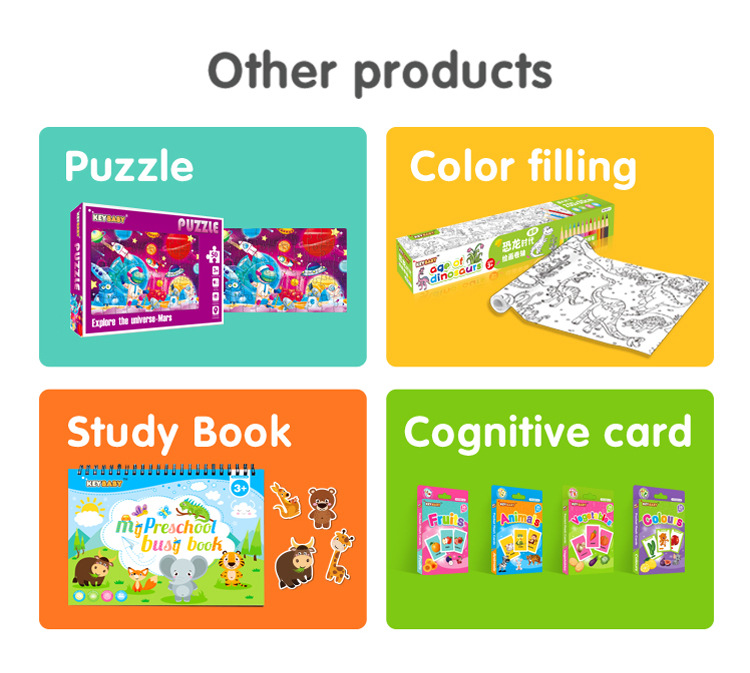 新款儿童绘画涂鸦绘本画画涂色水画本幼儿园宝宝填色画纸彩便签详情17