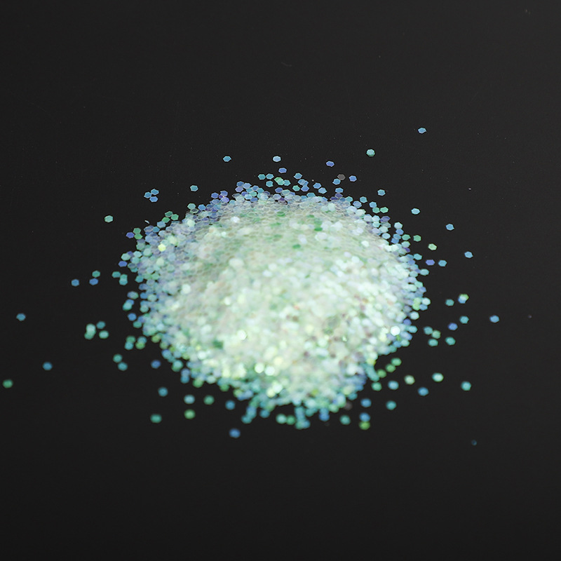 1/24 Iridescent Seven-Color Golden Onion Powder, Dazzling Glitter Powder, 1kg package, 1mm Seven-color Laser Powder, Nail sequins, High Gloss, waterproof pic 8