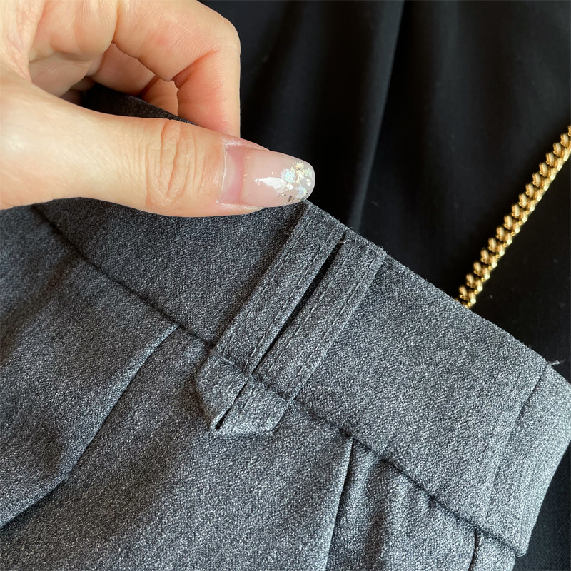 The self-retained w beauty Hidden meat creates a super model leg shape with a high waistline design, versatile and slimming suit pants and casual pants pic 32