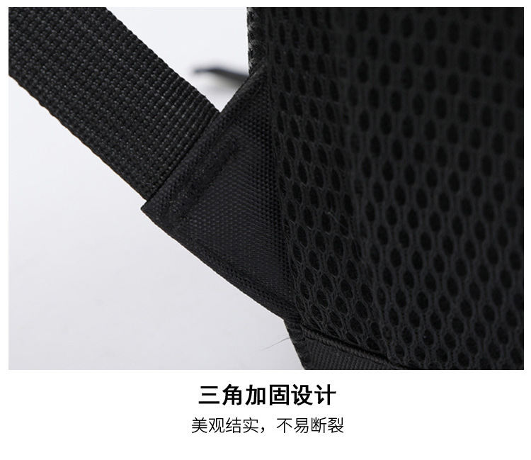 新款男士大容量商务双肩包包布款韩国大时尚休闲男电脑包背包logo详情20