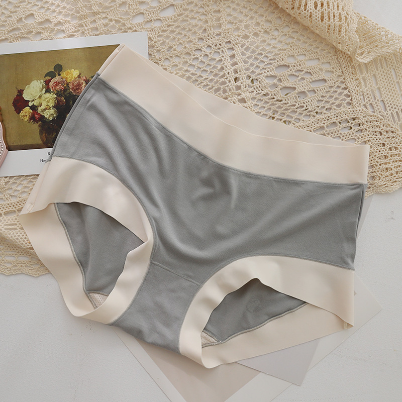 0 sensación no sensible no traza cintura media alta bragas simples 60pcs calzoncillos para mujeres suaves color de choque pic 19