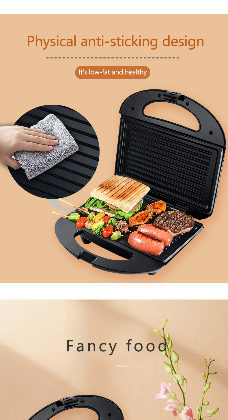 SOKANY105 Home Luxury Sandwich Maker, breakfast maker, toaster, Toast Breakfast Maker, three-legged Panini pic 7