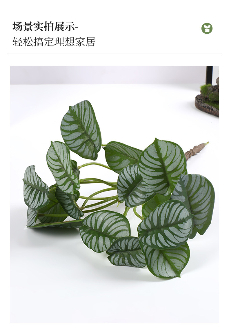 仿真植物墙绿化景观草塑料环保逼真假花绿植配件道具装饰厂家批发详情9